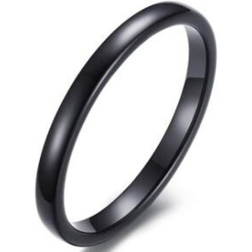 Stapelbar ring i volframkarbid, 2 mm slät vigselring
