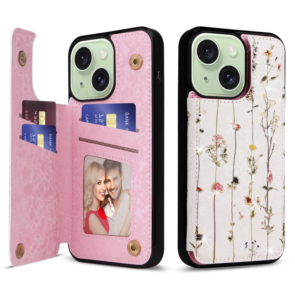 Iphone 14 Wallet Case With Card Holder And Rfid Blocking 9122141589259