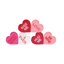 Heart Wooden Valentine's Day Decoration Set 6pcs