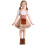 Ensemble jupe Oktoberfest pour filles, multicolore kaki 1