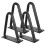 OUNONA metal sofabordsben sort U-form 4 stk. 5