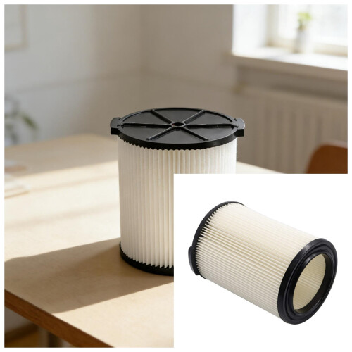 HEPA Filter Media for Vacuum Cartridge Replacement 2PCS