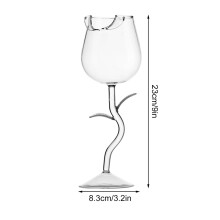 Verre à vin rosé haut de gamme (1 pièce)