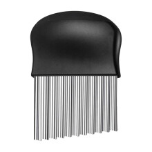 Heavy Duty Stainless Steel Crinkle Cutter Wavy Chopper French Fry Slicer for Potatoes Carrot Chips and Fruits, Vegetable, Potatoes, Onions