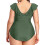 Women's Wrap Front One-Piece Swimsuit with Tummy Control 4