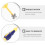 Grout Removal Tool Caulk Scraper 1 pc 3