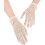 Women's Touch Screen Lace Gloves Floral Short 1