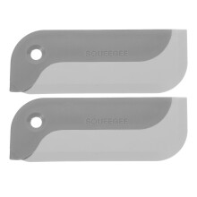 raclettes de douche en verre (petite taille) - Lot de 2