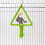 Bird Rope Swing Toy for Parrots – Climbing Perch Stand 1