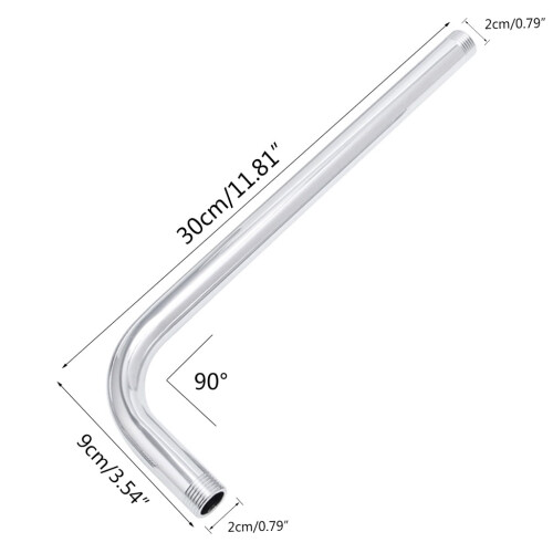 Stainless Steel Wall Mounted Shower Arm Bracket G1/2