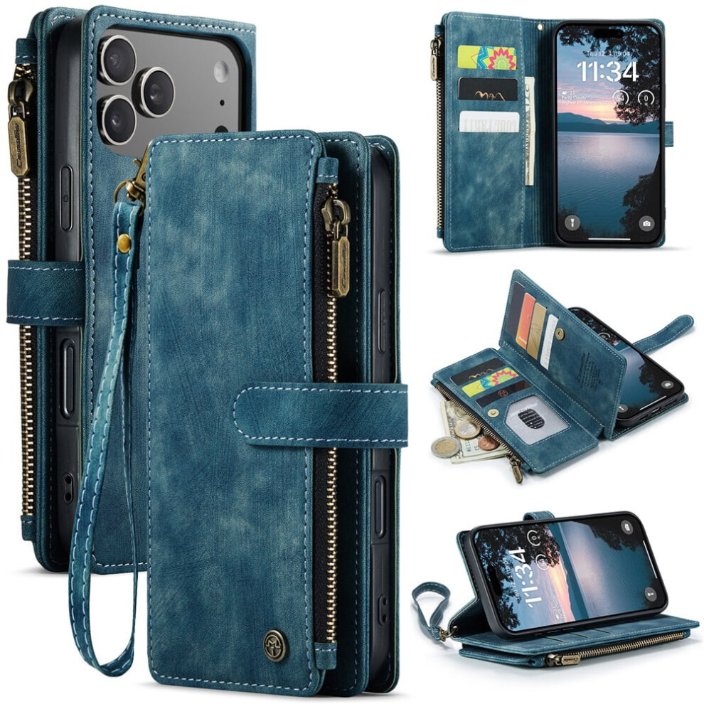 Caseme Iphone 17 Pro Max Wallet Case Pu Leather Magnetic 939152674534