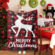 Christmas Flannel Throw Blanket 39.37 x 29.53 Inches