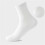 Men's Ankle Socks Mesh Breathable Thin Black White 5