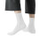 Men's Ankle Socks Mesh Breathable Thin Black White 4