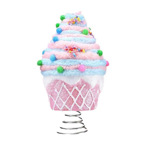 Christmas Tree Topper Pastel Dessert 7.9 inch