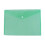 Reusable Plastic Wallets Transparent Foolscap 10 pcs 1
