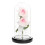 Glass Flower Rose Decoration with String Lights 1