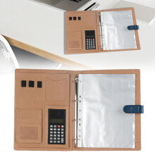 A4 Executive Padfolio with 3-Ring Binder and Calculator