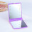 Miroir de maquillage portable violet à 8 LED 3