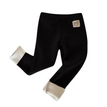 Leggings doublés polaire beige pour bébés filles 6-9 mois