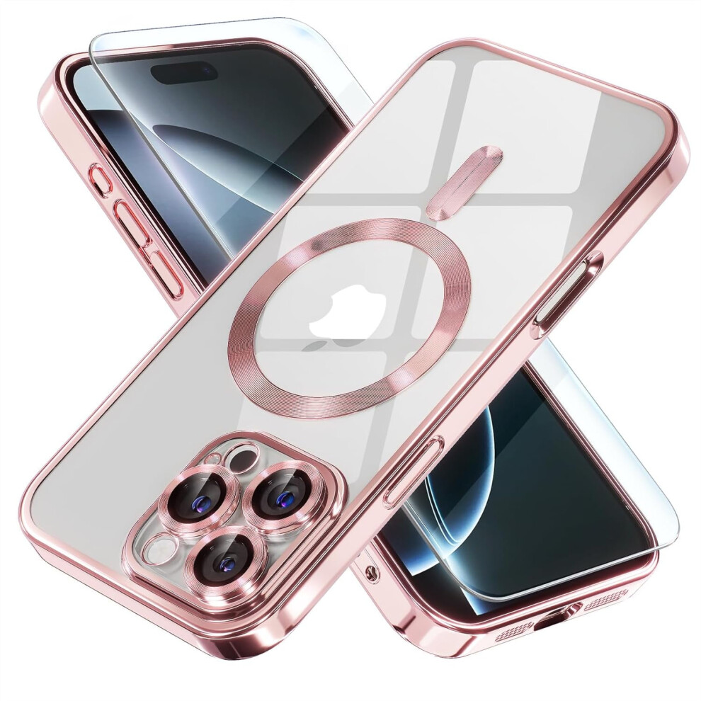 Iphone 16 Pro Max Shockproof Transparent Case And Tempered 900223342607