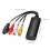 USB video grabber adapter for PC, portable digitizer, 1 set 3