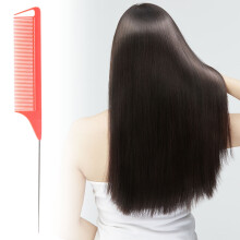 Rat Tail and Parting Combs Carbon Fiber Stainless Steel 2pcs
