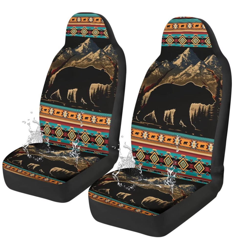 Car Seat Covers Waterproof Universal Fit Front 2 Pack 974856044061