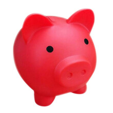 Kids Ceramic Piggy Bank for Saving Coins and Cash