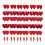 Valentine's Day Heart Ceiling Decor Hanging Garland 1