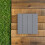 Balcony Deck Tiles Grey PP Interlocking 1 Set 4