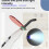 2X LED Dental Curing Lamp 1 Second Light Cure with 3 Working Modes Full Power Adjustable Work  Teeth US Plug 3
