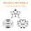 Ensemble de moules à rosettes avec manche en bois (lot de 4) 6