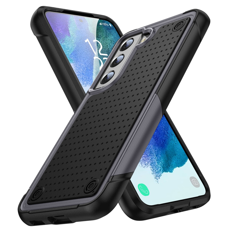 Samsung Galaxy S21 Fe 5G Dual-Layer Rugged Case Gray 9066521573486