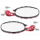 Motorcycle Side Mirrors Pair for Handlebars 3