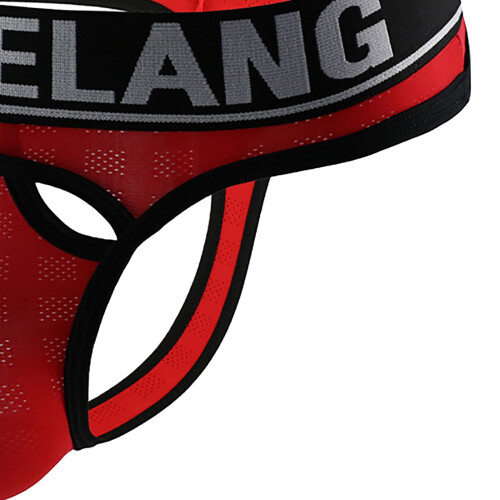 String pour homme, respirant, rouge, lot de 1 2