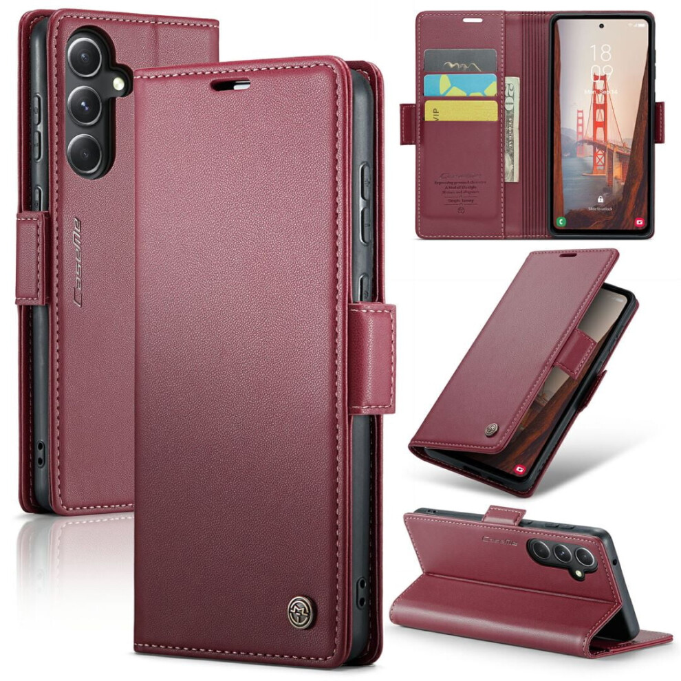 Caseme Wallet Case For Samsung Galaxy S23 Fe Leather Rfid 913211564516
