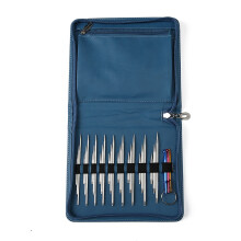 Knitting Kit with Interchangeable Circular Needles for