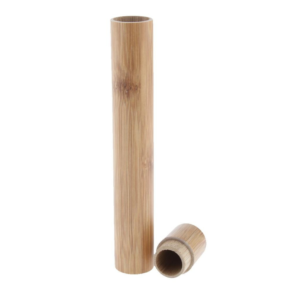 Bamboo Toothbrush Travel Case Portable Holder 913211482421