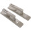 Dörrknopp Inomhus Beige Satin Nickel Rektangulär 1 st 5