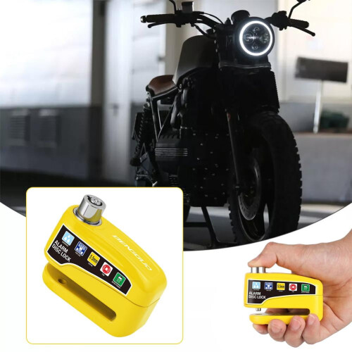 Motorcycle Anti-Theft Disc Brake Alarm Lock 1