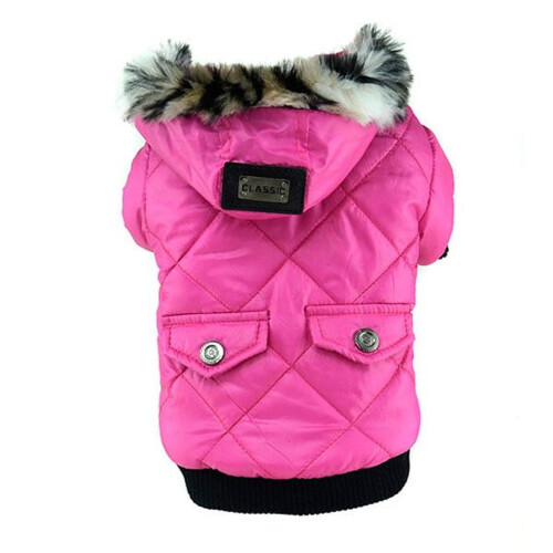 Windproof Dog Winter Jacket Warm Coat Size S M L