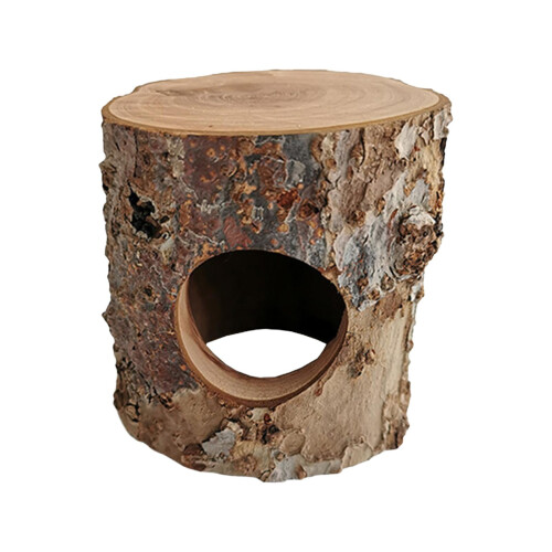Wooden Hamster Tunnel Hideout Accessory
