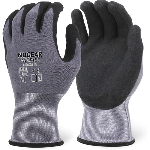 Microfoam Nitrile Gloves 15 Gauge 12 Pairs