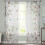 Sheer Curtains Spring Floral Butterfly Tree Design Voile 1
