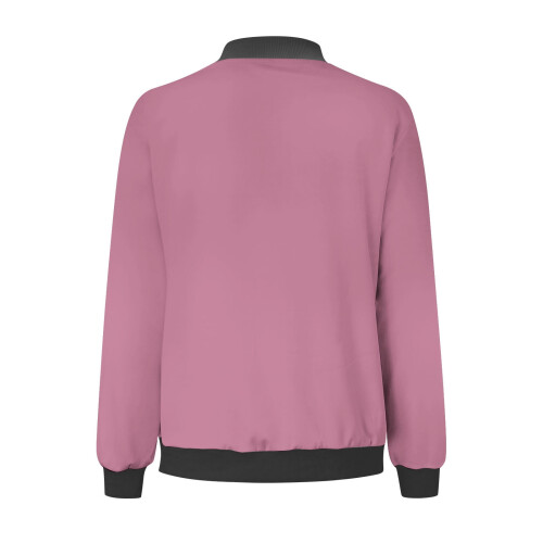 Hanorac ușor cu fermoar, stil bomber casual 2