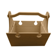 Foldable Two-in-One Basket Table for Outdoor Use