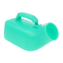 Urinal Bottle with Lid for Men 1000 mL Green
