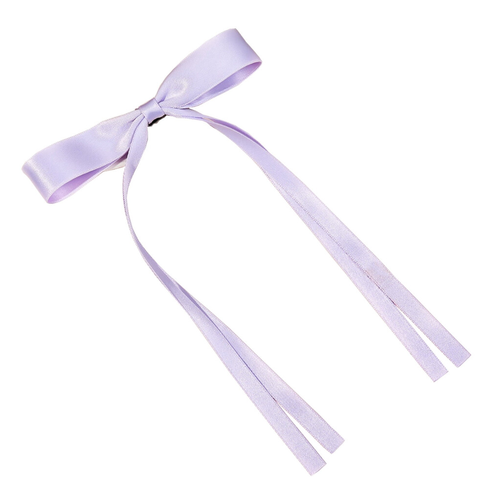 Hair Clip for Women with Tassel Ribbon Bow