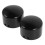 Front Axle Nut Cover Black Sleek Design 2 pcs 6